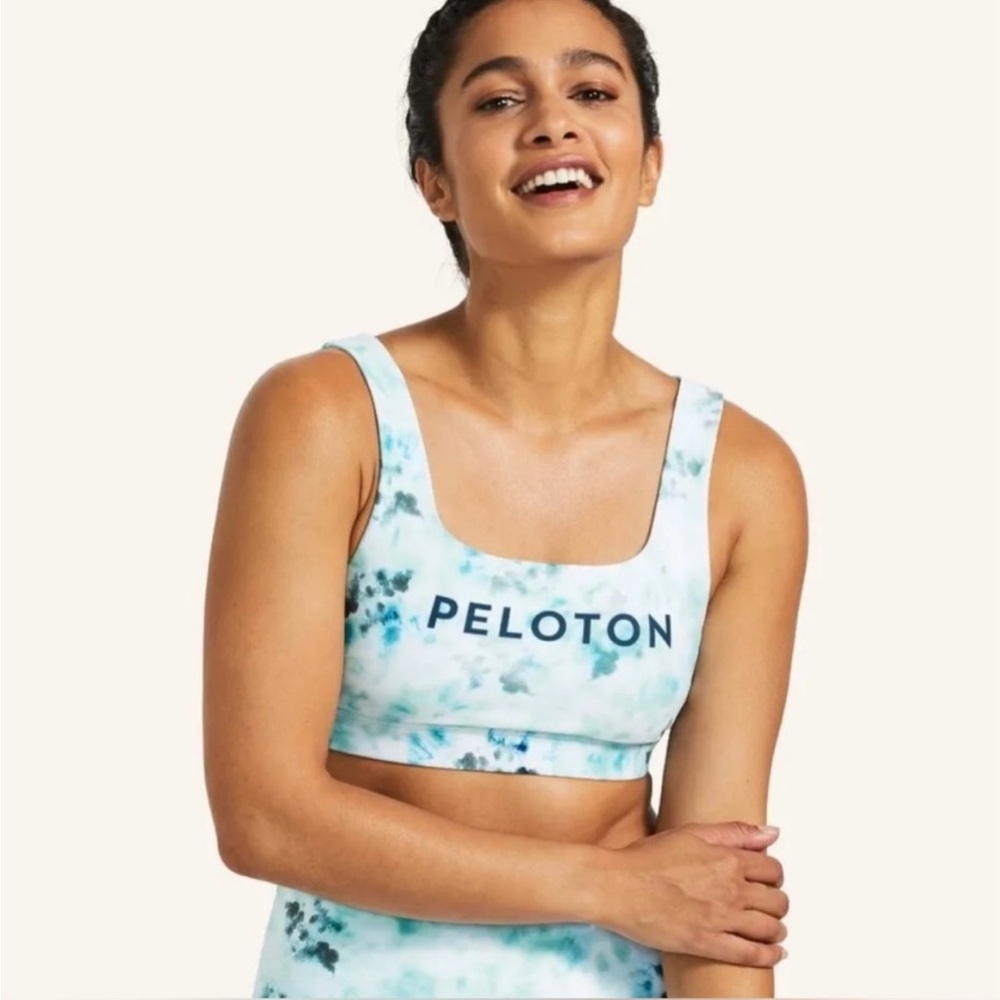 Peloton Tie-Dye V Back Bra. M. NWT